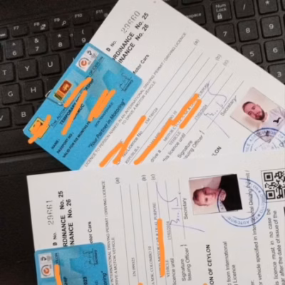 Sri Lanka Driving License Permit for Tourists