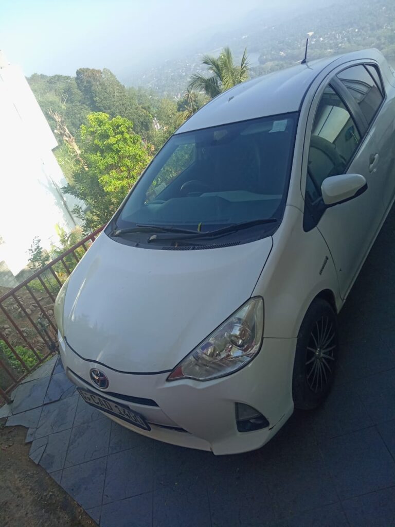 Rent Toyota Aqua from Lanka Rent a Car www.lankarentcar.com