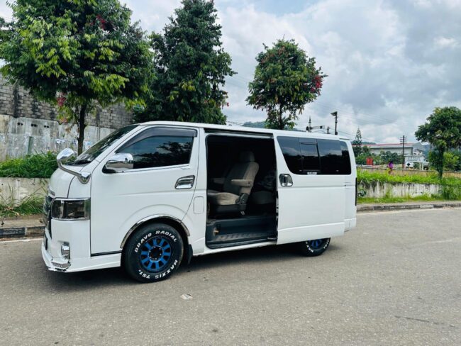 Toyota KDH for rent or Chauffeured from Lanka Rent a Car