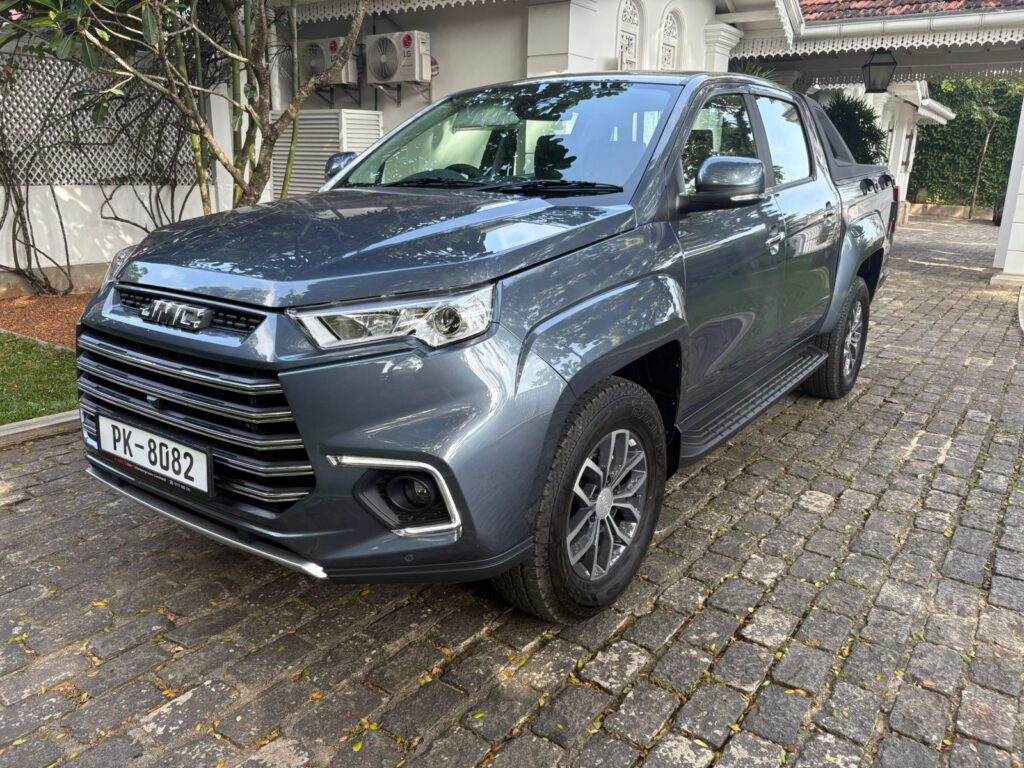 JMC Vigus pickup truck rental in Sri Lanka — rugged utility for tours and transport