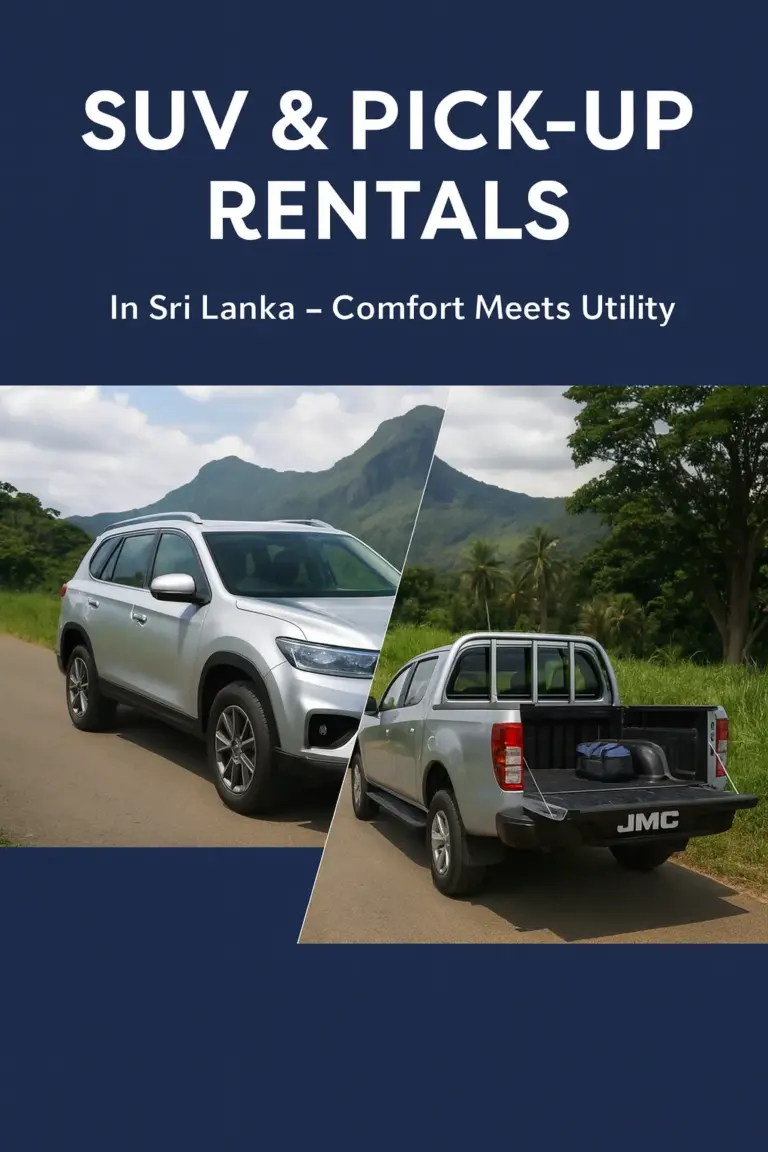 2025 4x4 Pick-Up & SUV rental Sri Lanka – rugged adventure vehicle