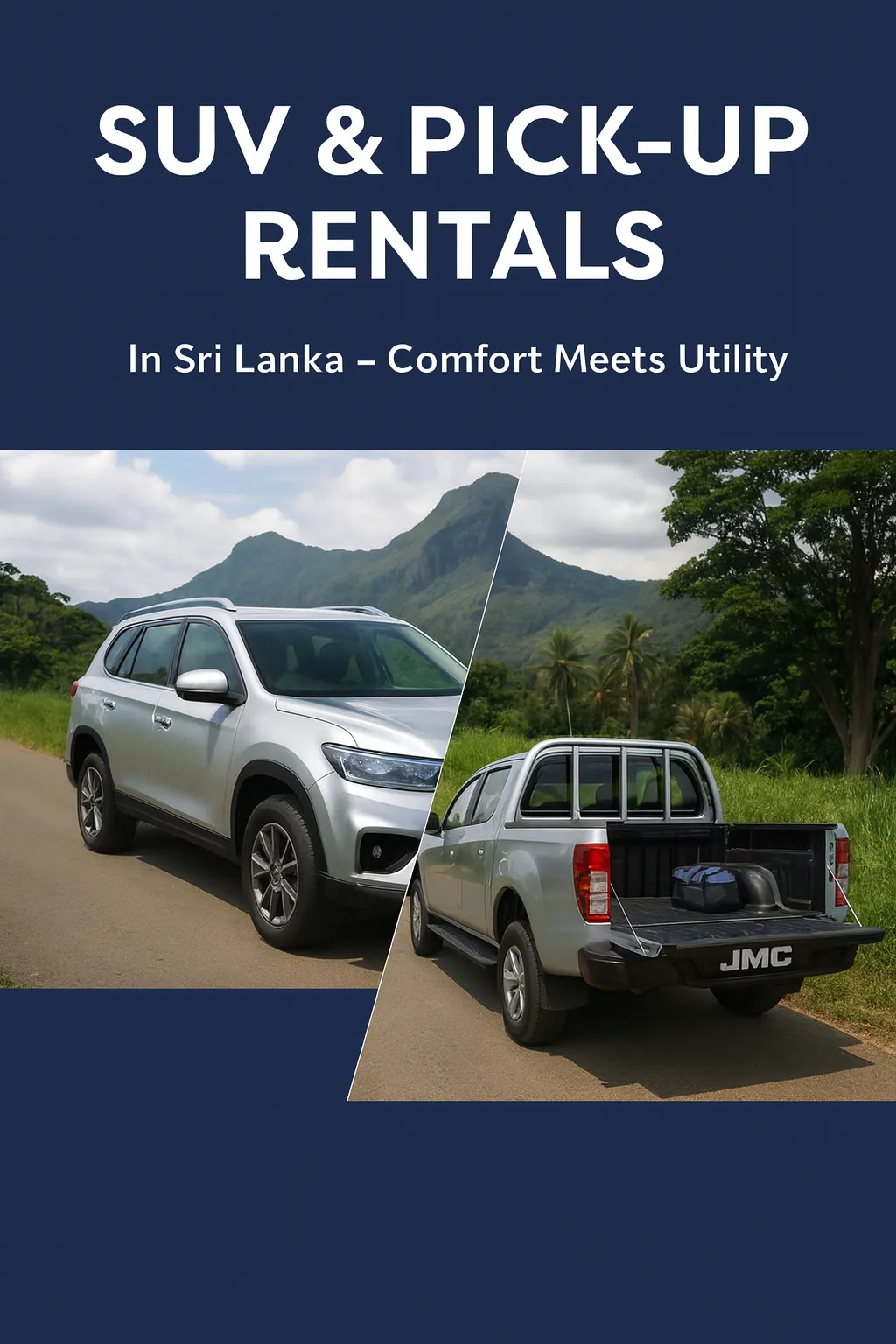 SUV rental in Sri Lanka with driver