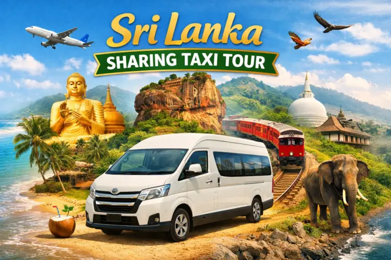 Sri Lanka Sharing Taxi Tour from Colombo Airport – 6 Day Island Tour by Lanka Rent A Car