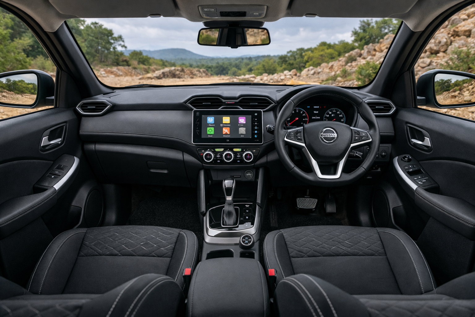 Nissan Magnite Mini SUV interior rental Sri Lanka – Lanka Rent A Car